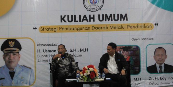 Jadi Alumni yang Sukses, Bupati Halmahera Selatan Beri Semangat Ratusan Mahasiswa UIC Jakarta