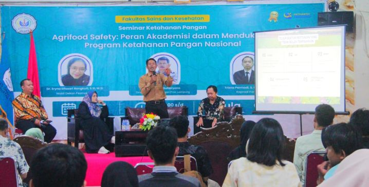 Fakultas Sains dan Kesehatan UIC Gelar Seminar Agrifood Safety untuk Perkuat Peran Akademisi dalam Ketahanan Pangan Nasional