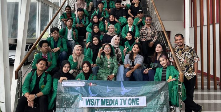 Mahasiswa Universitas Ibnu Chaldun Jakarta Prodi Ilmu Komunikasi Kunjungi tvOne, Pelajari Dunia Penyiaran dan Industri Media Secara Langsung