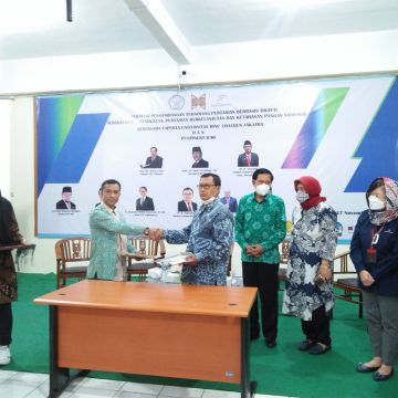 Penandatanganan MOU antara Fakultas Pertanian UIC Jakarta dan PUSPINEBT ICMI